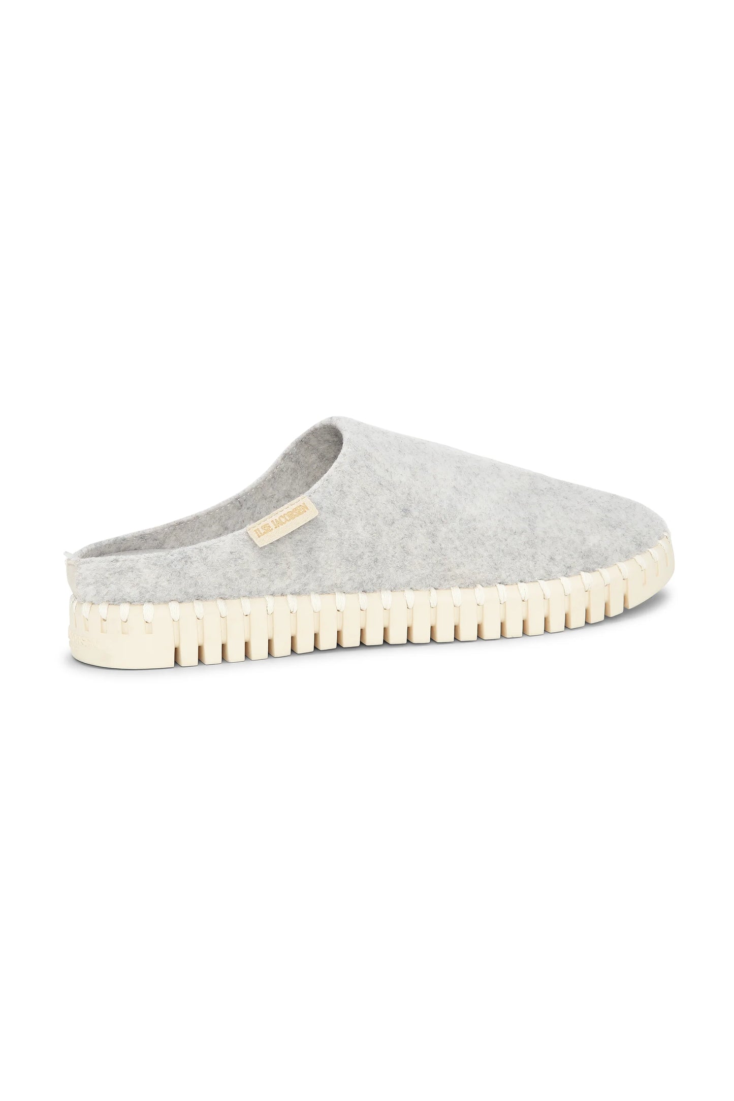 Ilse Jacobsen Tulip Felted Fuzzy Mules | Heather Grey