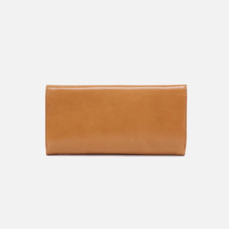 Hobo Bags Rachel Wallet Natural | Polished Leather Clutch