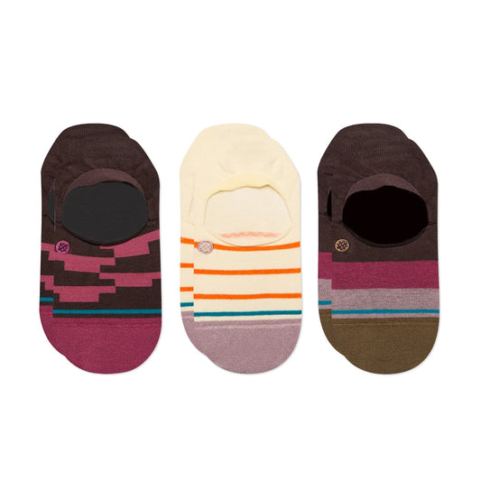 Stance Women's Momento No-Show Socks | 3 Pack, Plum