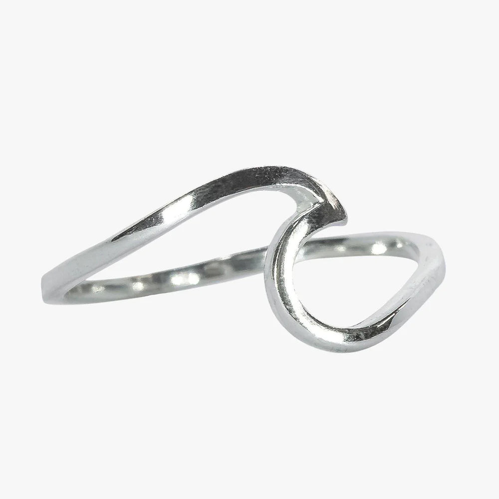 Pura Vida Wave Ring, Silver | Handmade in Costa Rica
