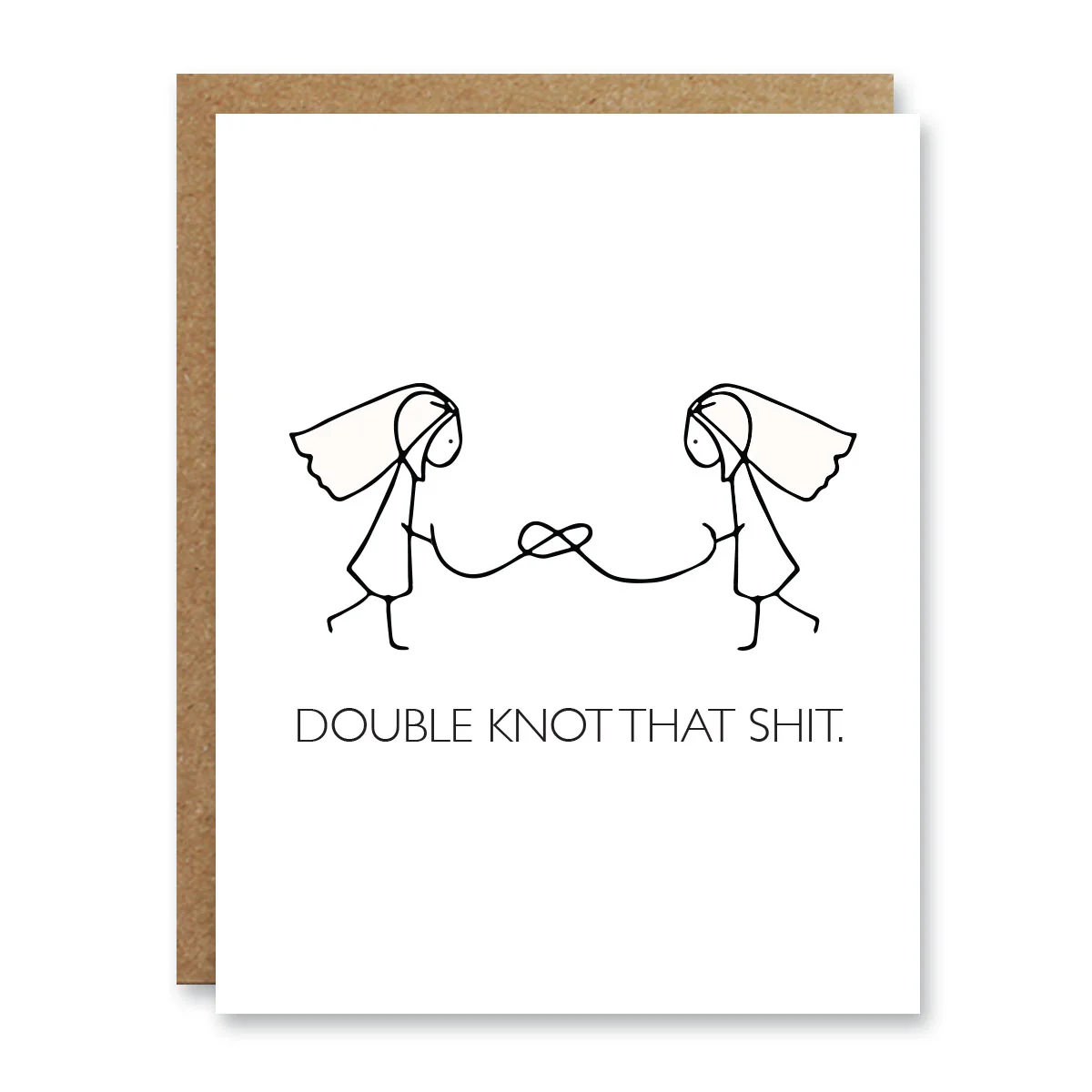 Wedding Card - Double Knot Gals