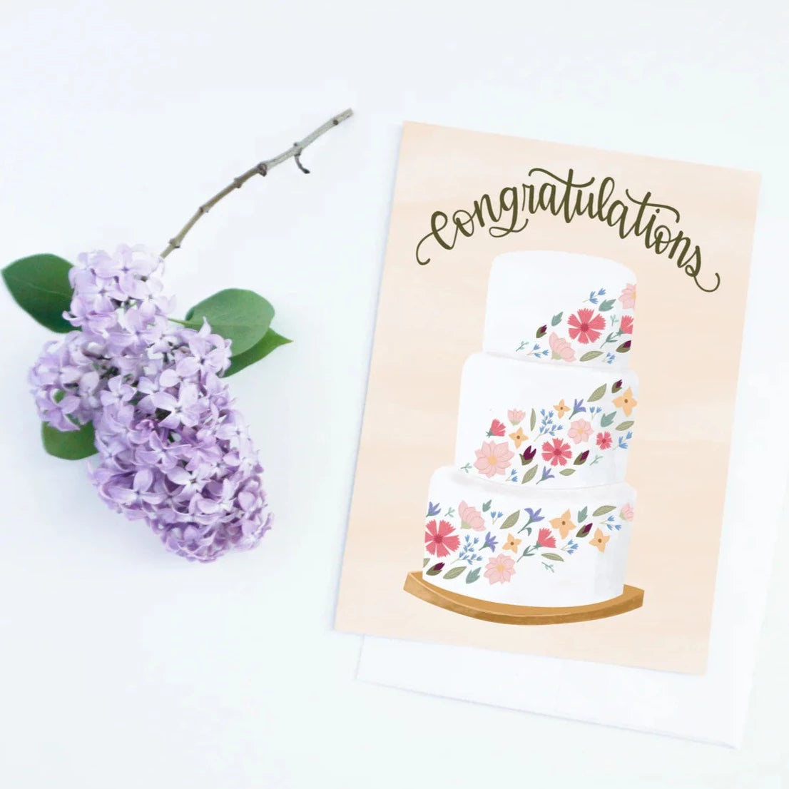Pedaller Designs Wedding Card, Congratulations | Designed in Canada