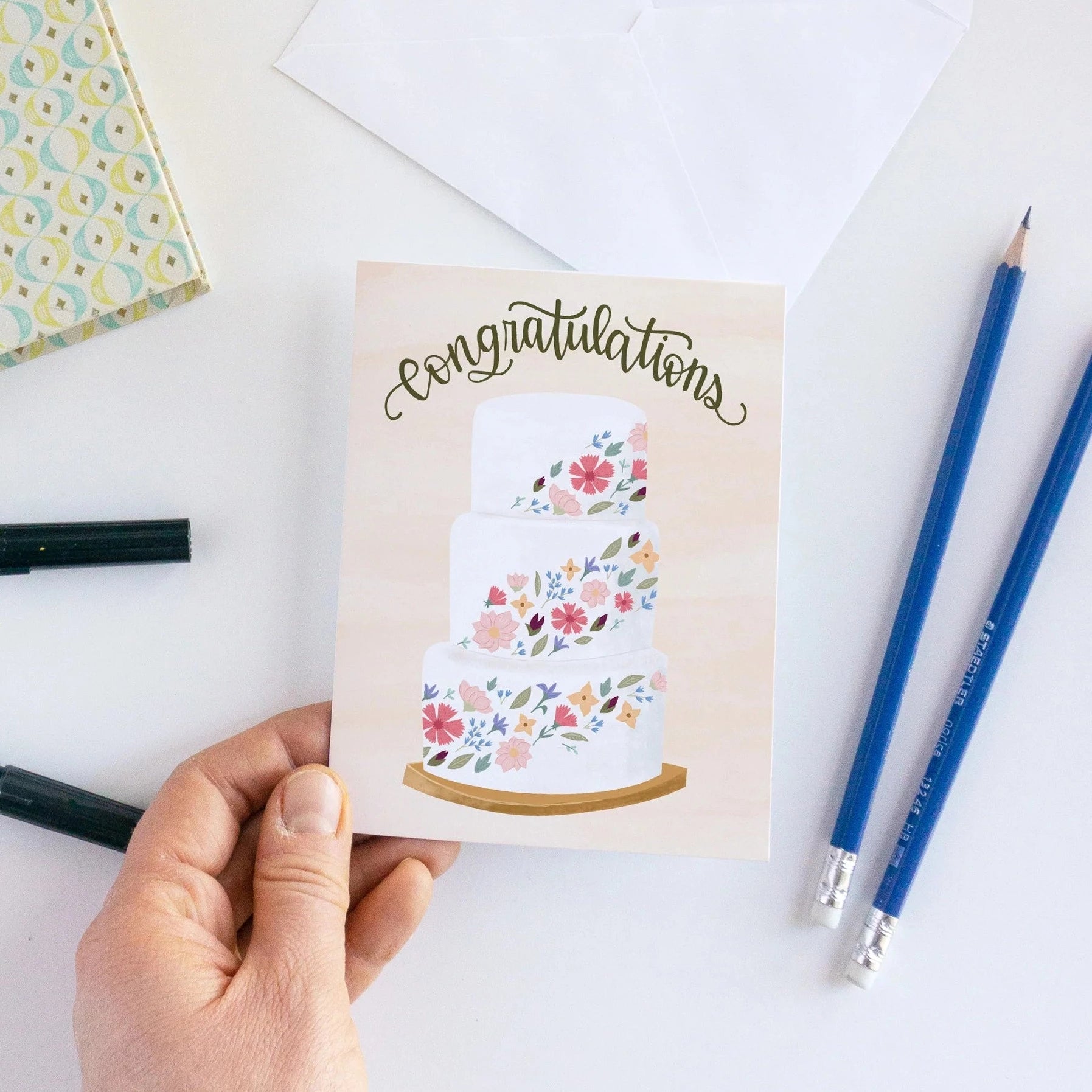 Pedaller Designs Wedding Card, Congratulations | Designed in Canada