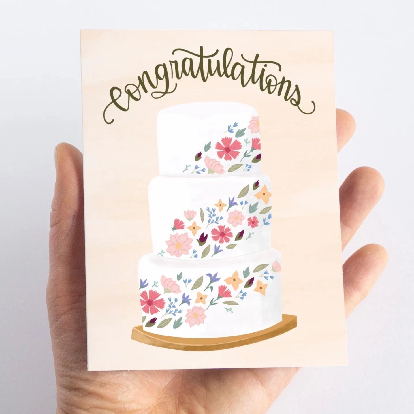 Pedaller Designs Wedding Card, Congratulations | Designed in Canada