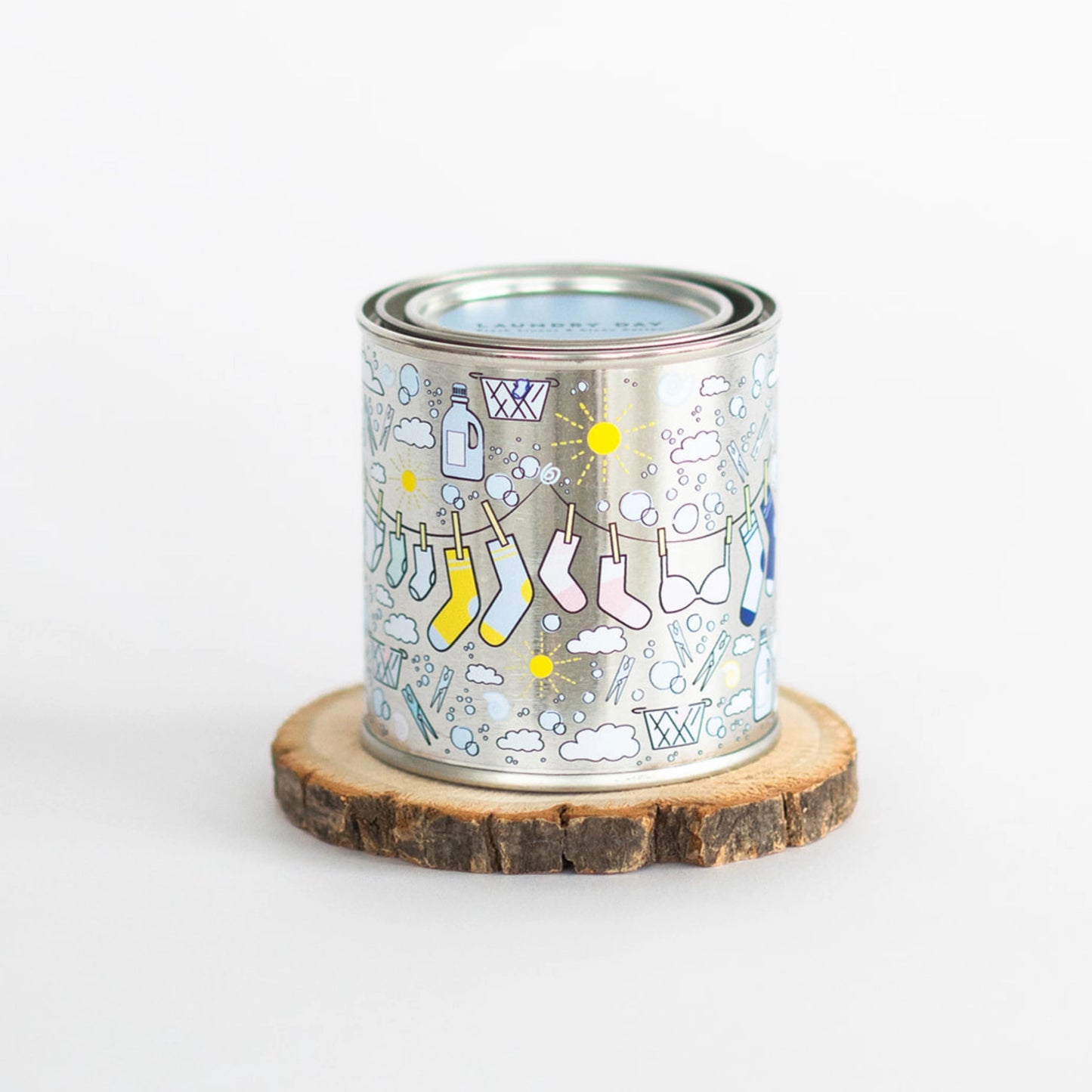 Paint Tin Candle, Laundry Day | Soy Wax, Made in Canada