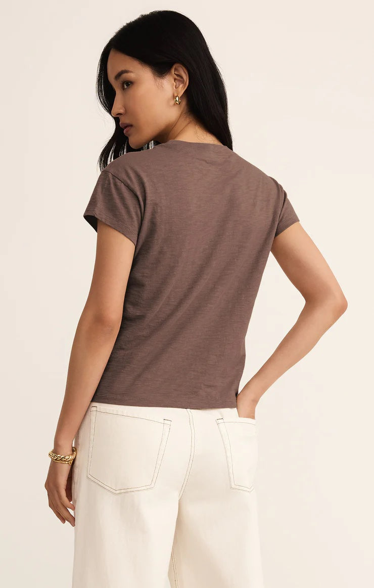 Z Supply Modern Slub Tee, Tavern | Designed in the USA