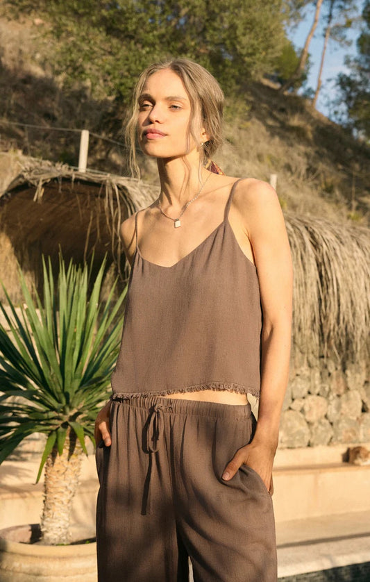 Z Supply Sabel Linen Tank | Tiki, Designed in the USA