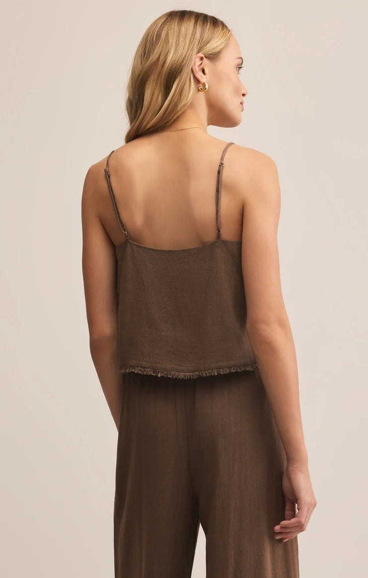 Z Supply Sabel Linen Tank | Tiki, Designed in the USA