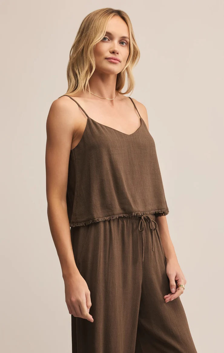 Z Supply Sabel Linen Tank | Tiki, Designed in the USA