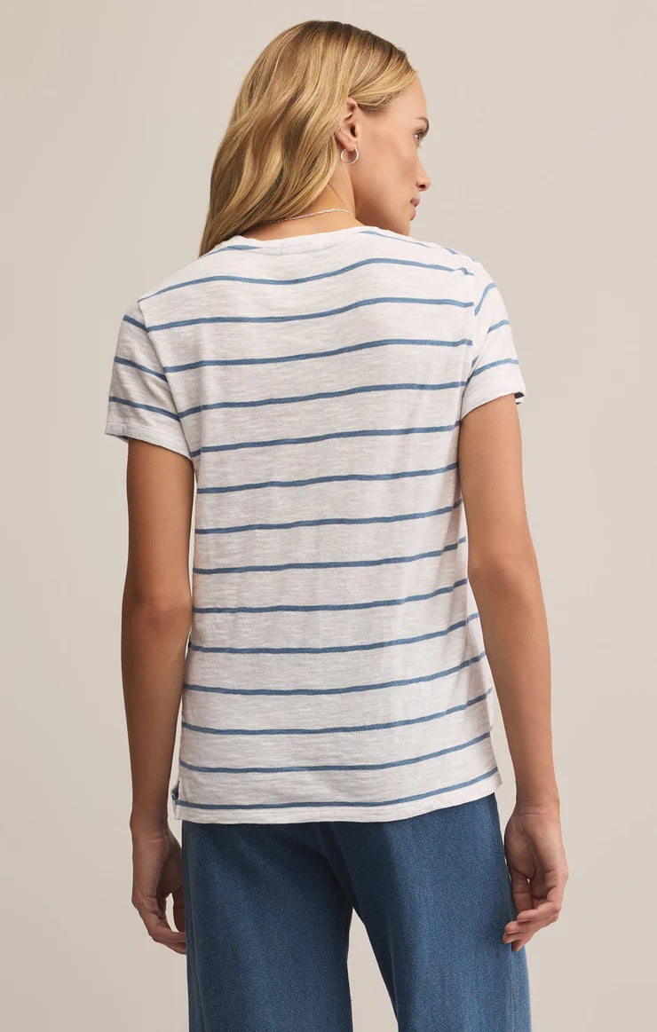 Foundation Premium Striped Tee - Boathouse