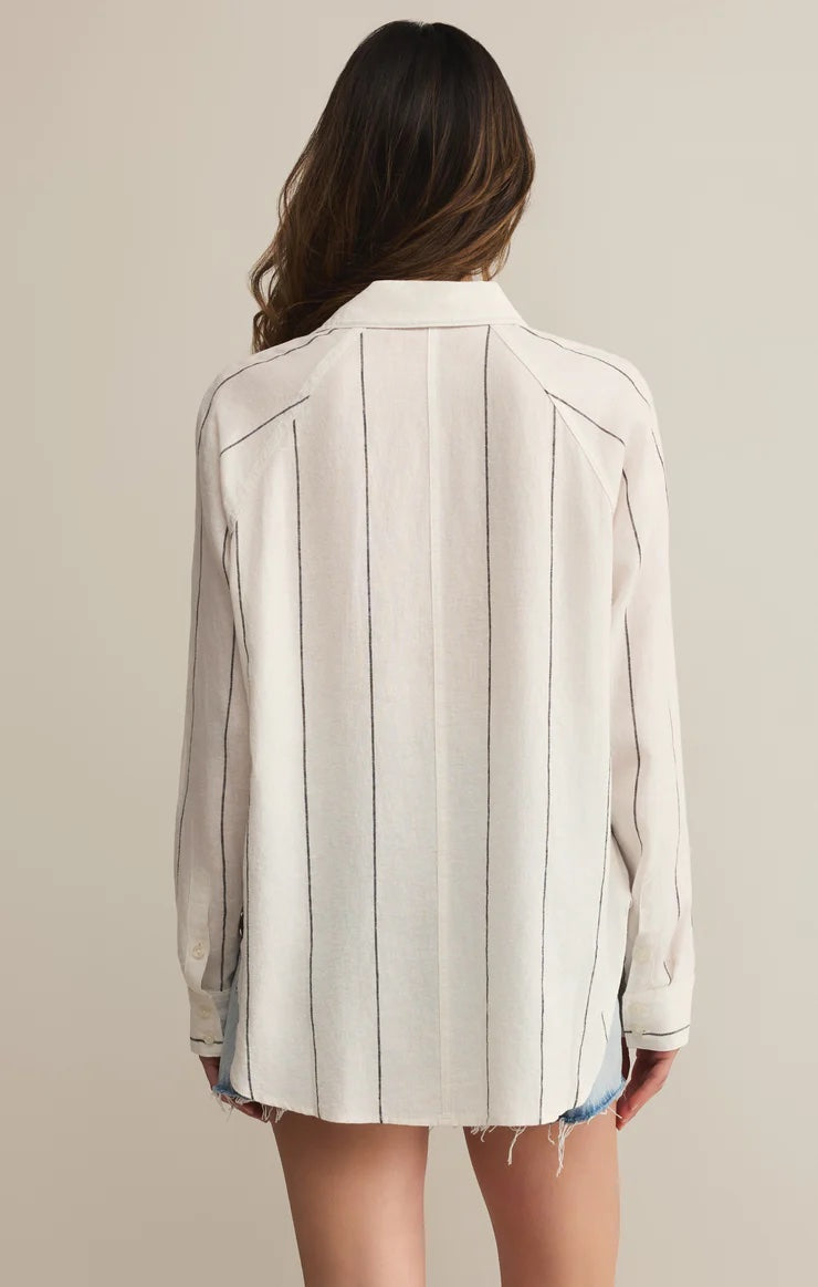 The Perfect Linen Top - White