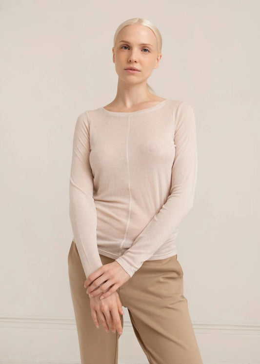 Paper Label - Zuri Top - Oatmeal