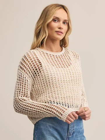 Z Supply Felix Sweater | Crystal, Designed in the USA