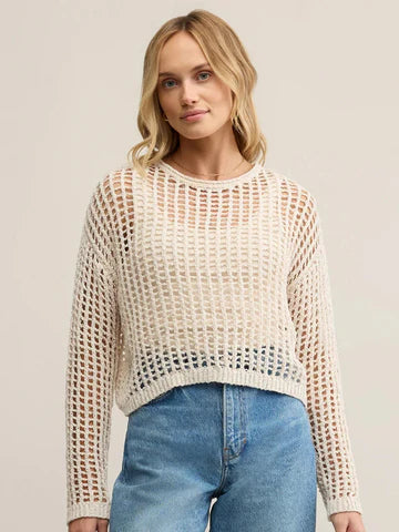 Z Supply Felix Sweater | Crystal, Designed in the USA