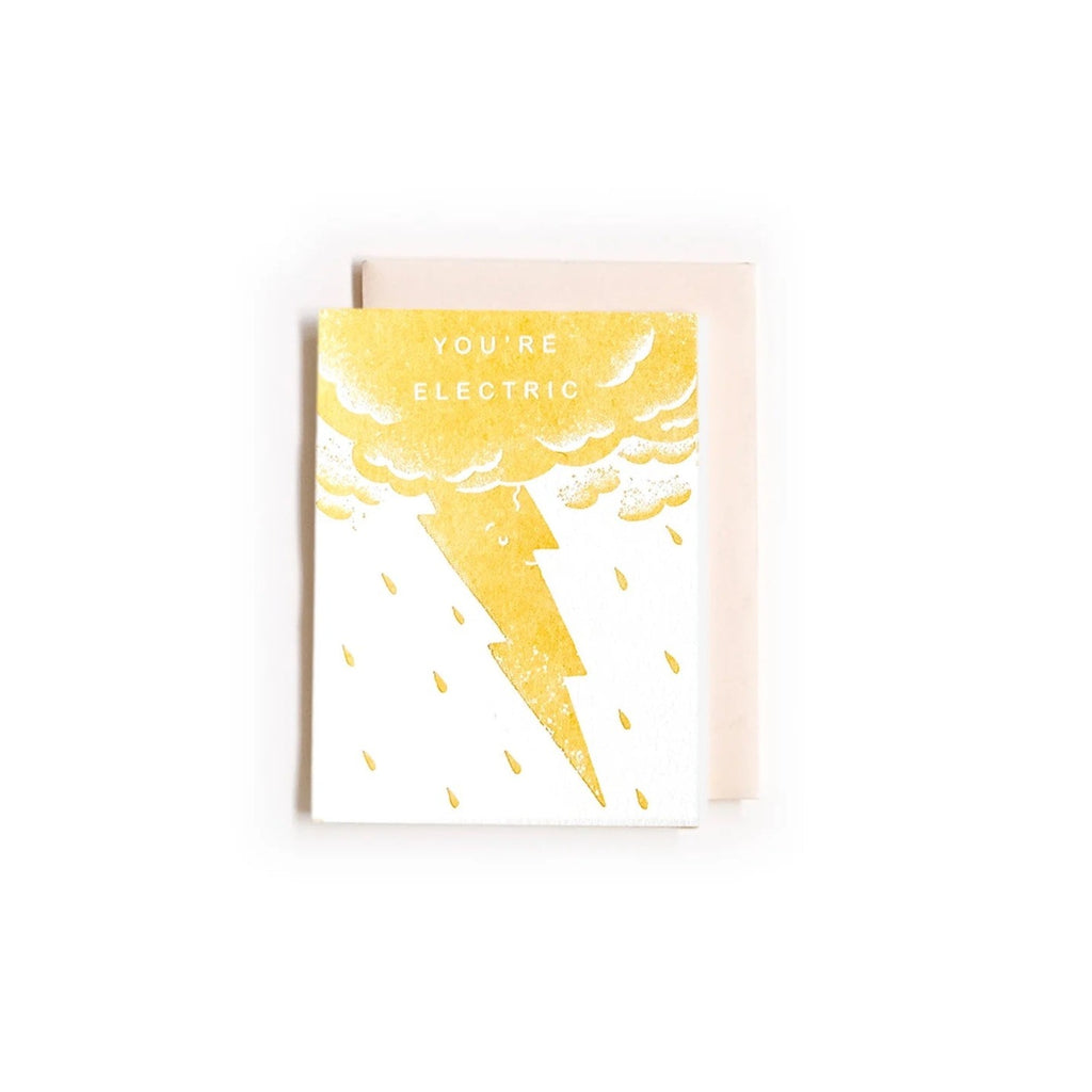 Homework Letterpress Mini Love Card | Electric, Made in Canada