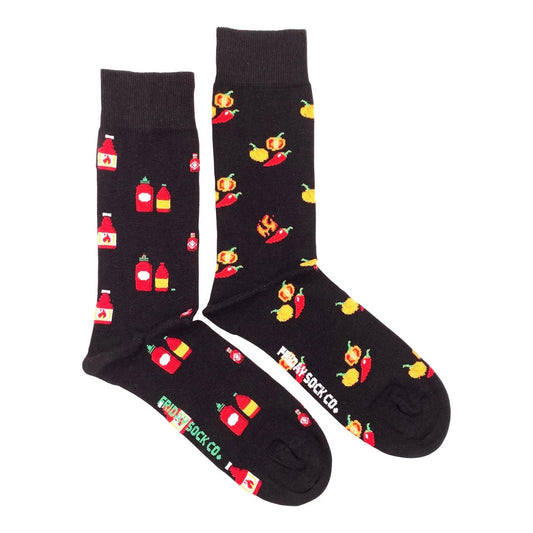 Friday Sock Co. - Men's Mismatched Socks - Hot Sauce