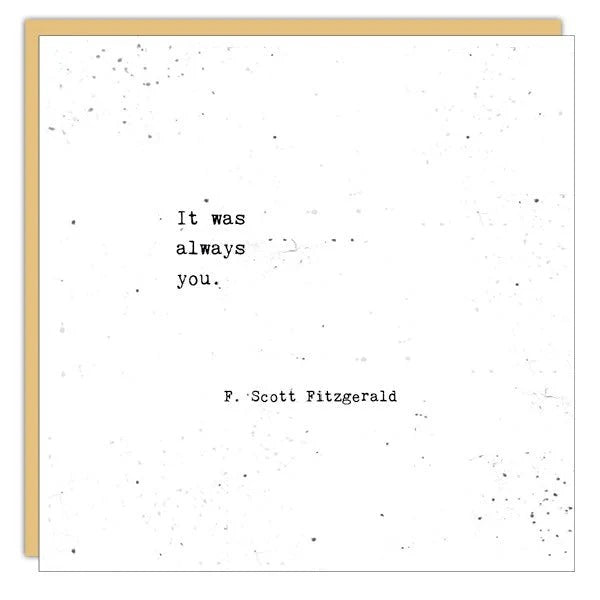 Little Gem Love Card - It Was Always You
