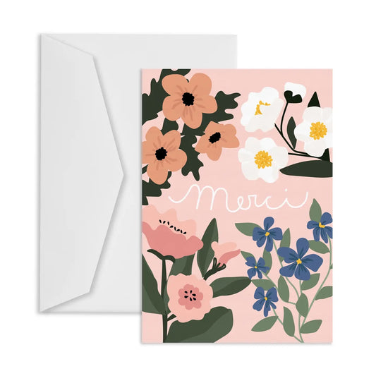 Mimi & August - Thank You Card - Merci