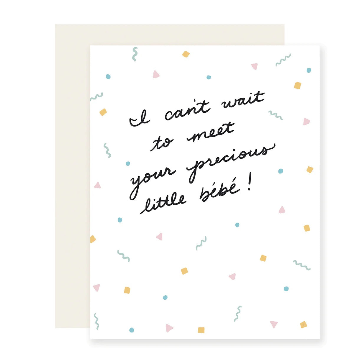 Slightly Stationary - New Baby Card - Precious Bébé