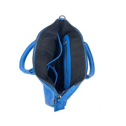 Sticks and Stones Padua Bag | Blue Quartz, Crossbody, Leather