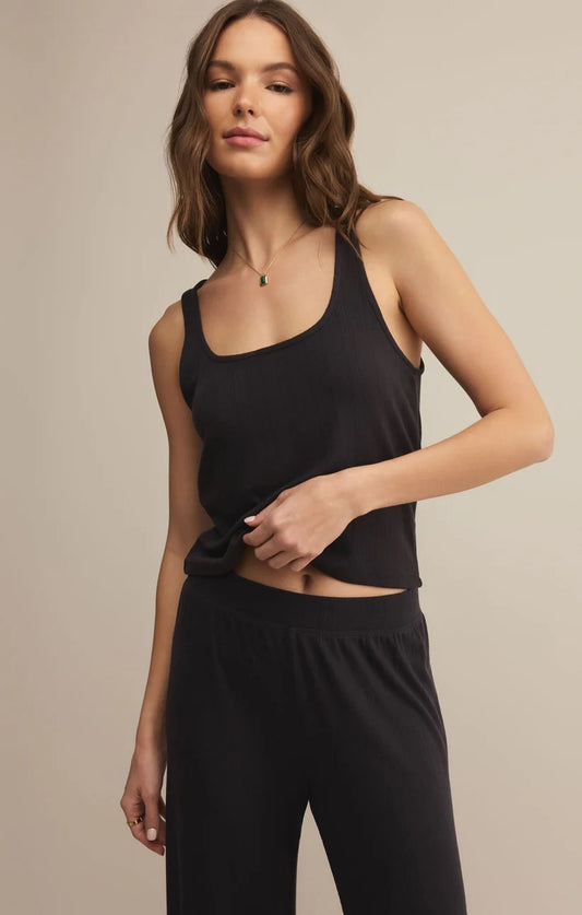 Starry Eyed Tank - Black Sand