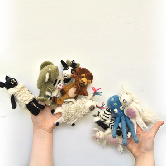 Woolie Finger Puppets | Muli Colour