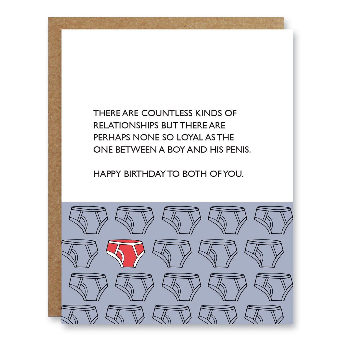 boo to you birthday card boy and penis at twang and pearl