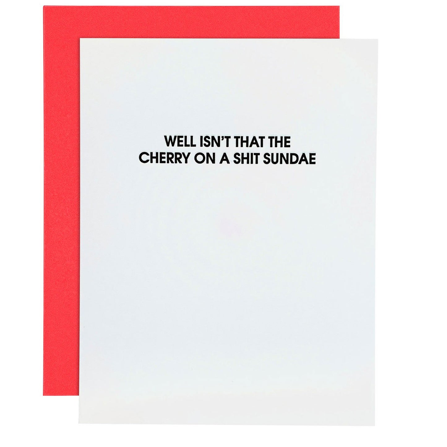 Chez Gagne Friendship Card | Shit Sundae, Blank Inside