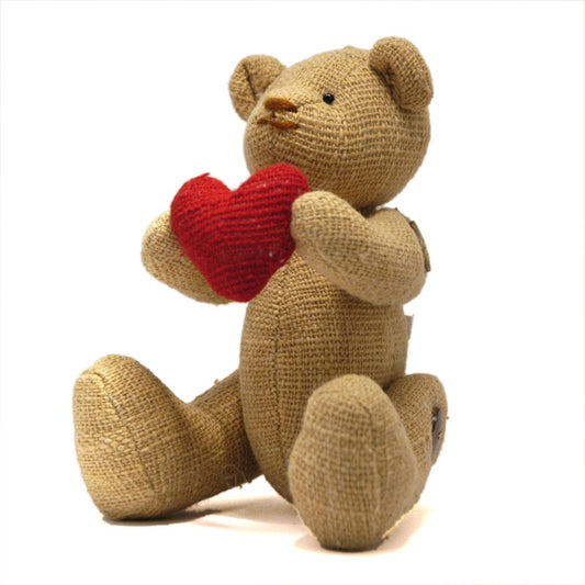 Bear Holding a Heart Tan at Twang and Pearl