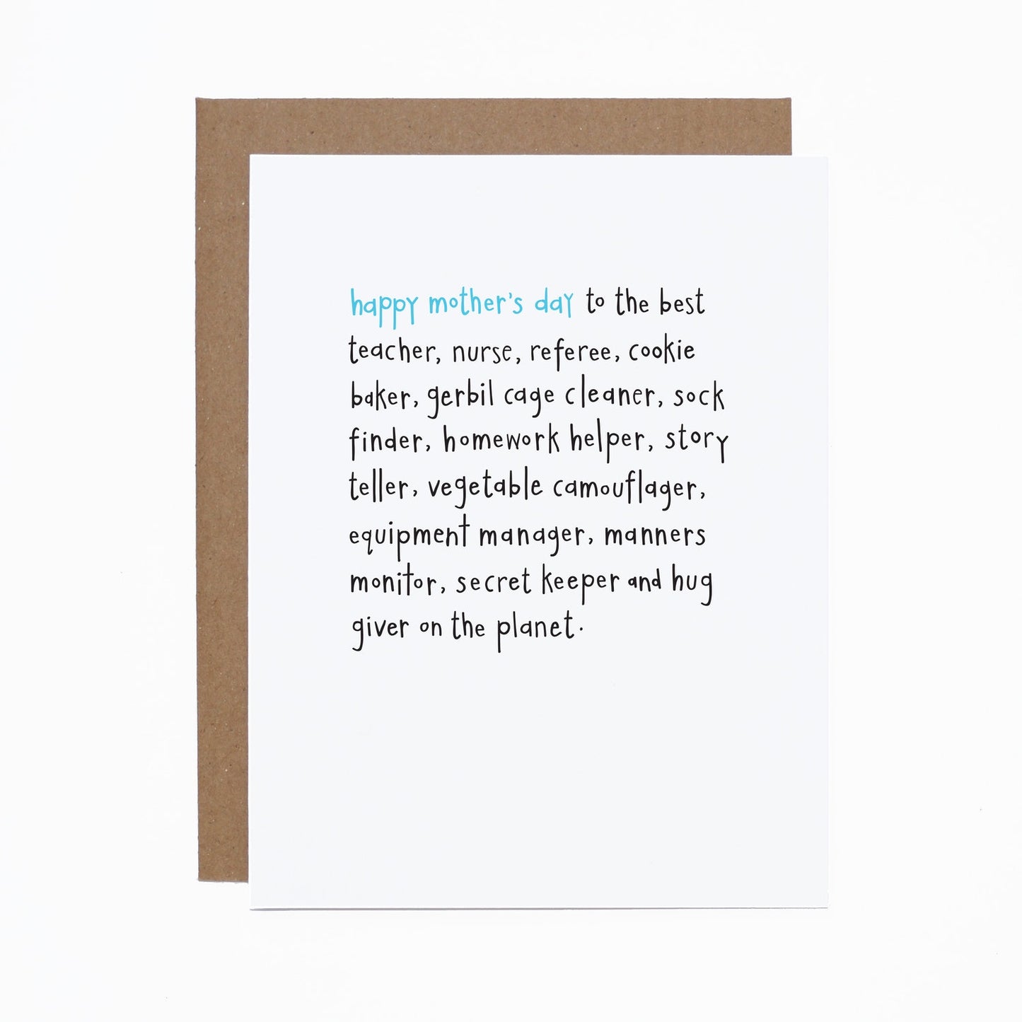 Mother's Day Card - Best on the Planet