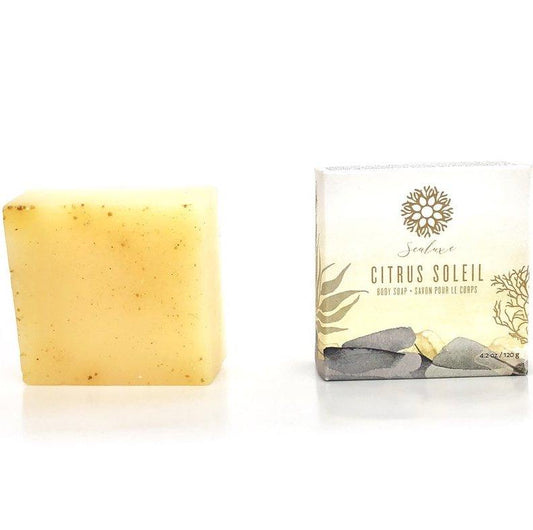 sealuxe soap bar cirtus soleil twang and pearl
