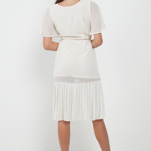 Angel Eye Hazel Dress | Ivory, Designed in the UK