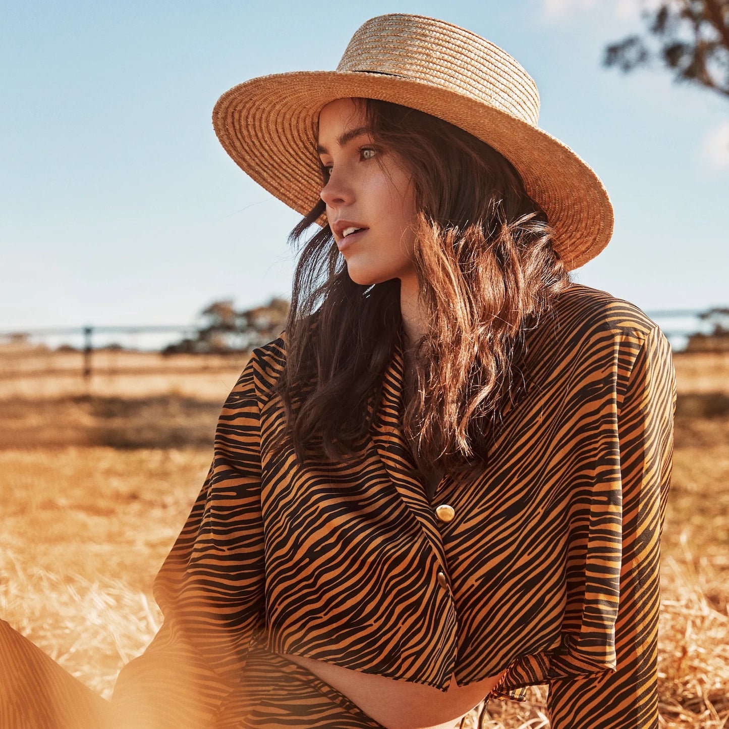 Ace of Something Selene Boater Hat | 100% Natural Straw