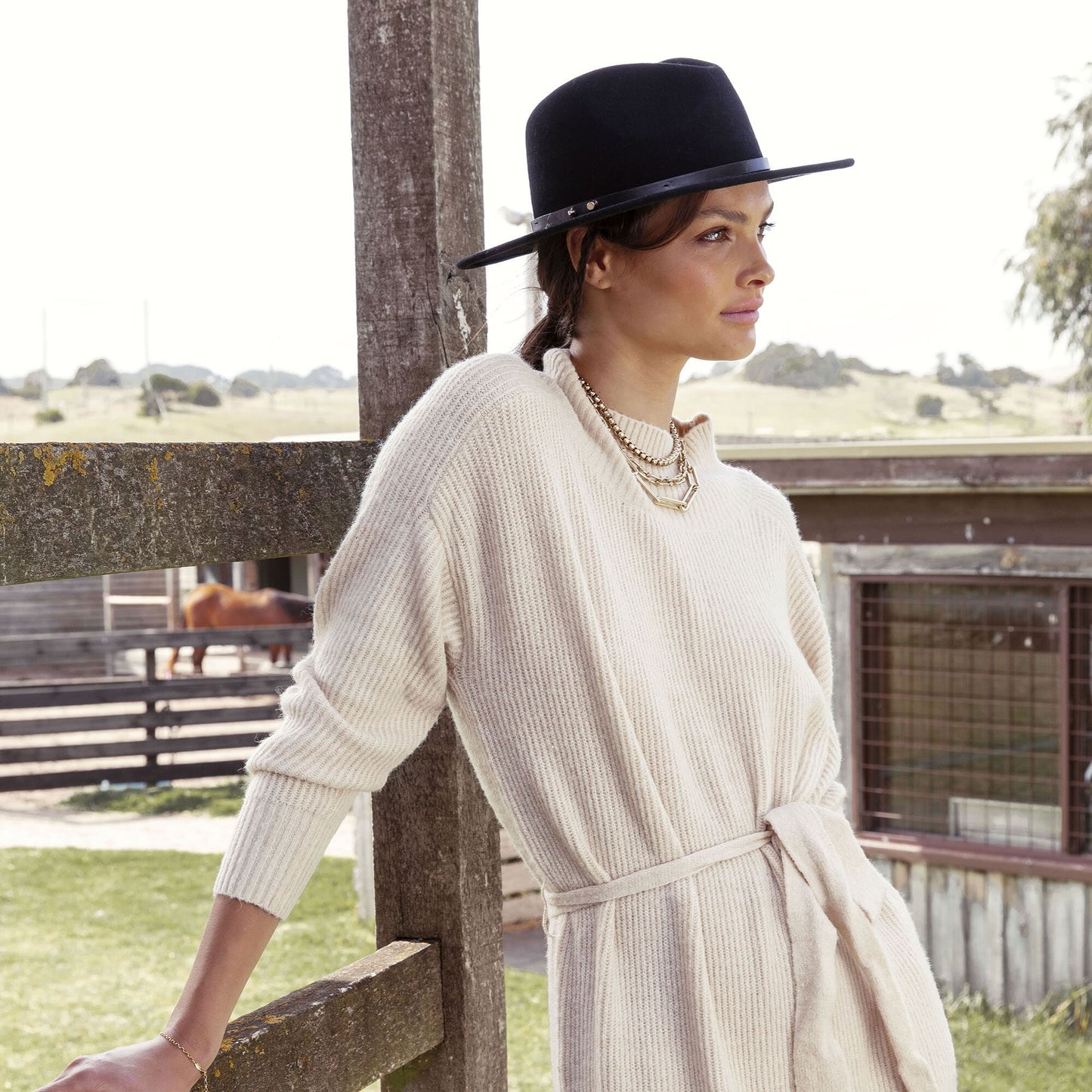 Ace of Something Oslo Fedora | Black, 100% Australian Wool
