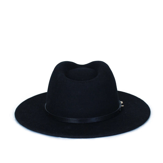 Ace of Something Oslo Fedora | Black, 100% Australian Wool