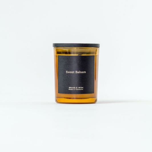 Brand & Iron Amber Series Sweet Balsam | Soy Wax, Poured in Canada