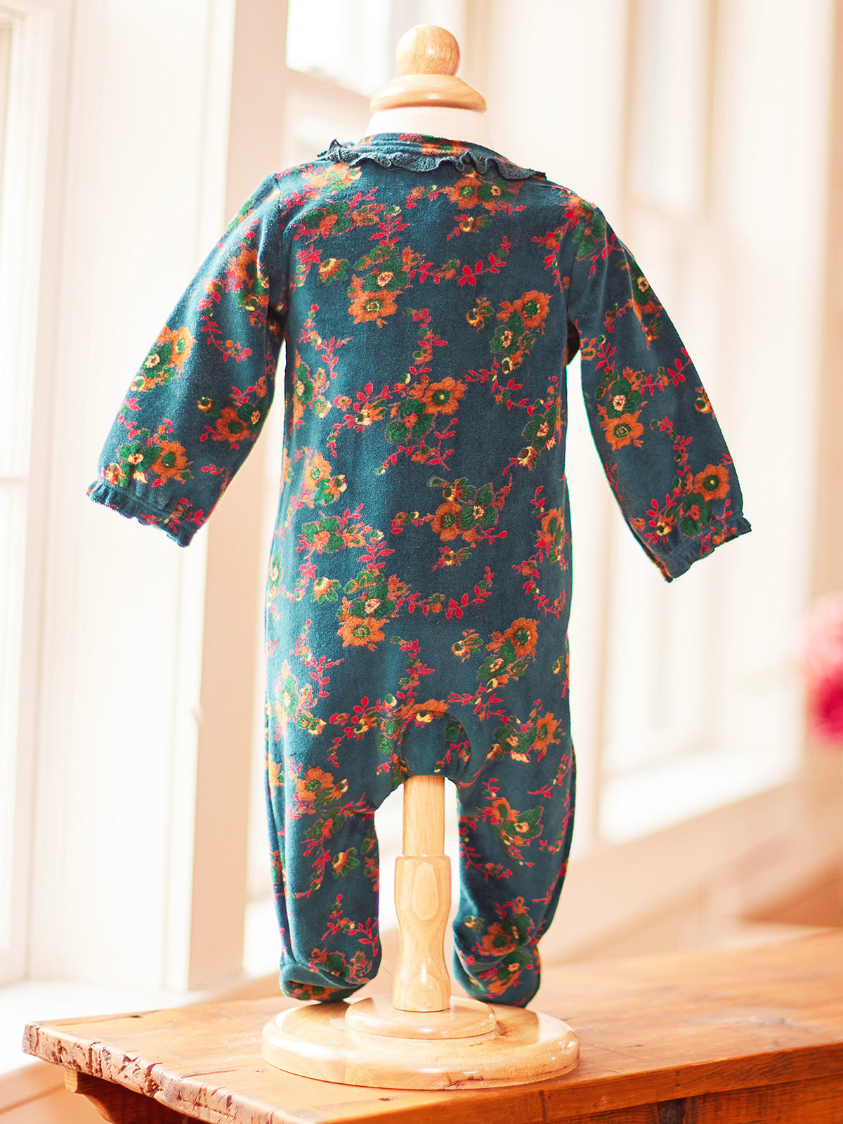 April Cornell Amelia Baby Romper | Teal