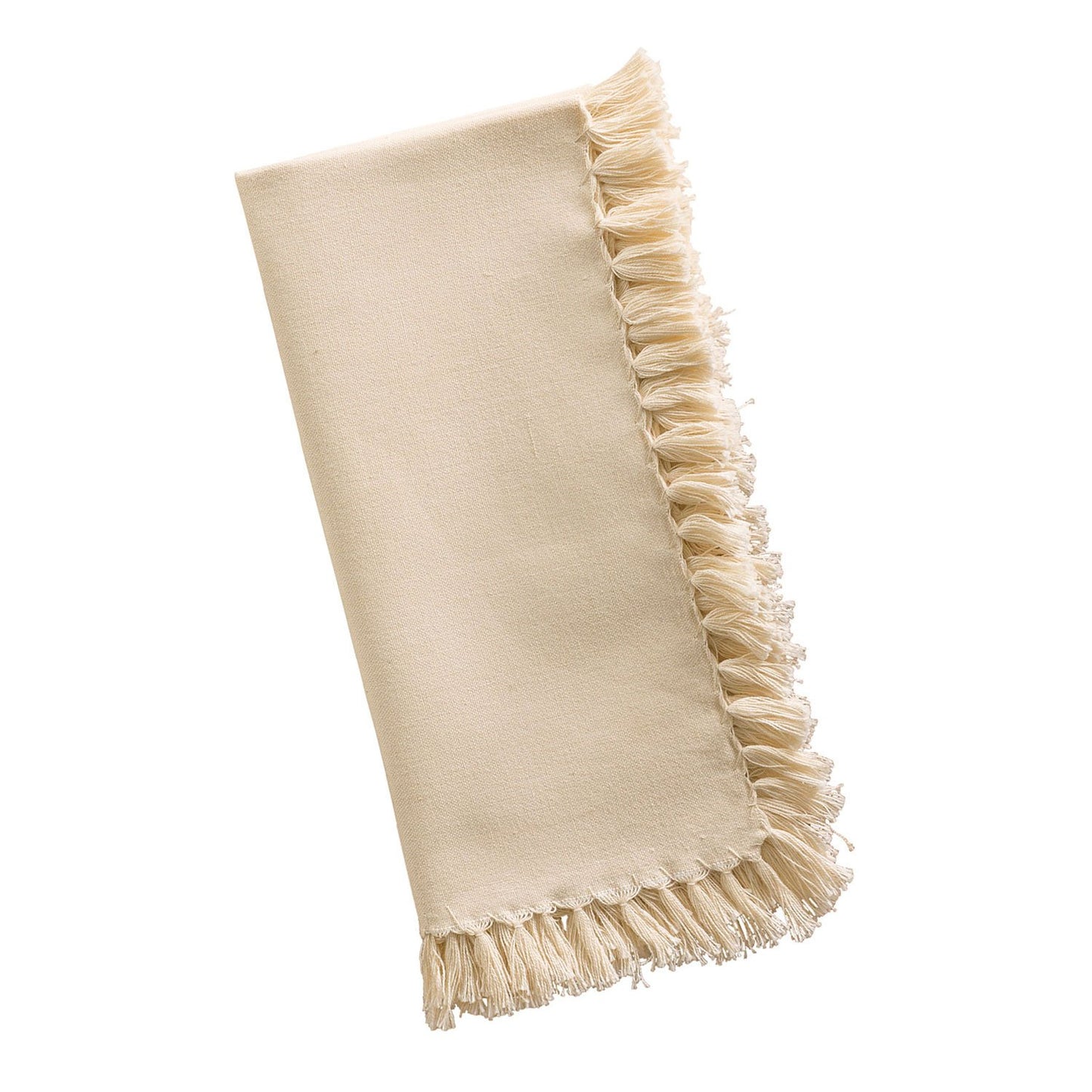 april cornell fringed napkin ecru at twang and pearl