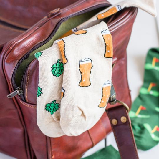 Men's Mismatched Socks - Beer & Hops