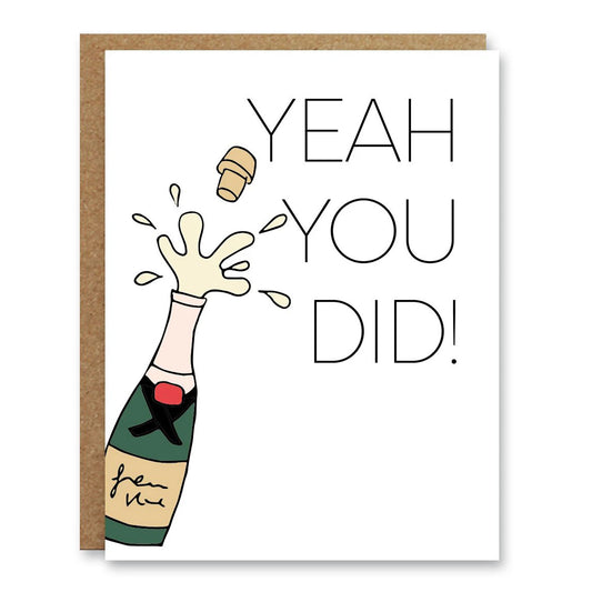 Boo To You Birthday Card Yeah You Did | Designed & Printed in Canada