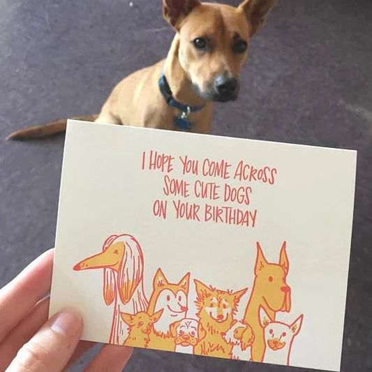 Frog & Toad Press | Birthday Card | Cute Dogs, Made in USA