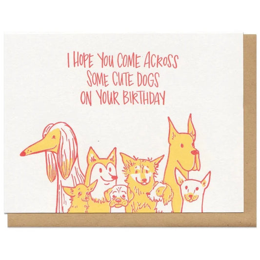 Frog & Toad Press | Birthday Card | Cute Dogs, Made in USA