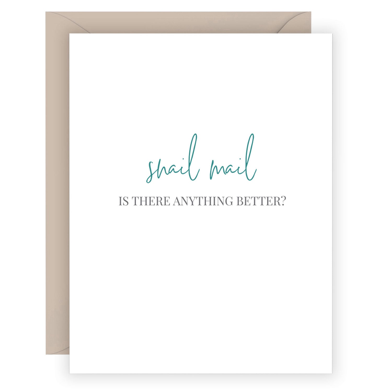 Carina Paper Just Because Card Snail Mail at Twang and Pearl