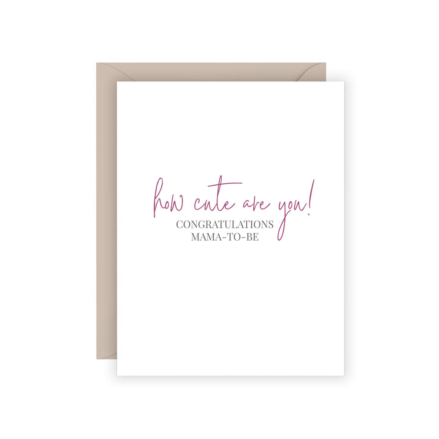 Carina Paper New Baby Card Cute at Twang and Pearl