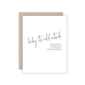 Holiday Card - Baby It's Cold Outside