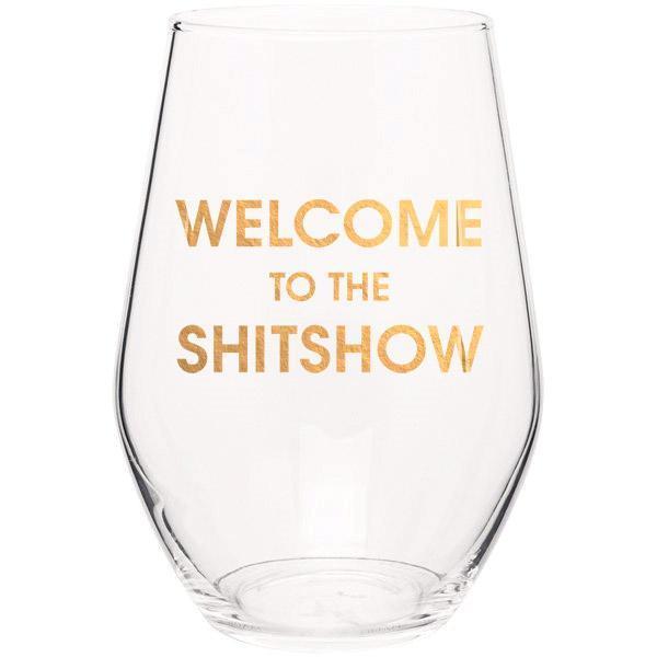 Chez Gagne - Stemless Wine Glass - Shitshow