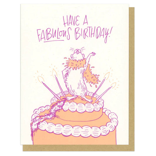 Frog & Toad Press | Birthday Card | Fabulous Birthday | Made in USA