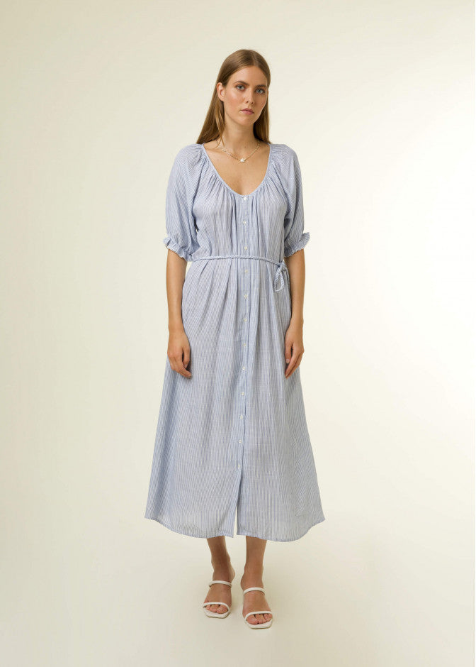 FRNCH Alva Dress | Bleu Clair, Designed in France