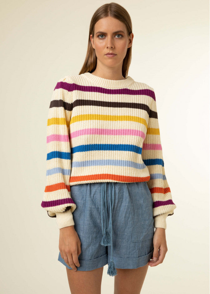 FRNCH Celeste Sweater | Creme, Designed in France
