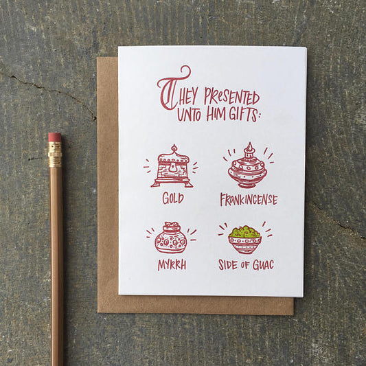Frog & Toad Press Holiday Card | Side Of Guac | Made in USA